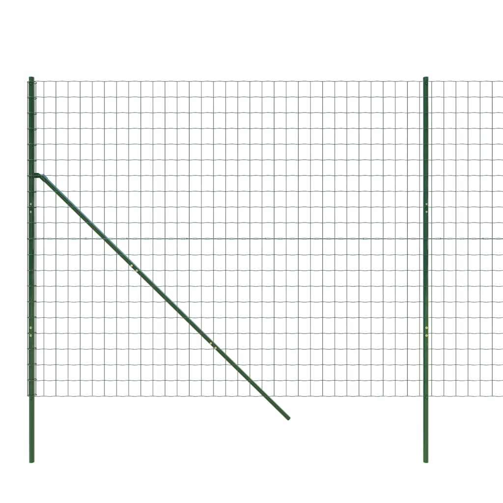 Verkkoaita vihreä 2x25 m galvanoitu teräs