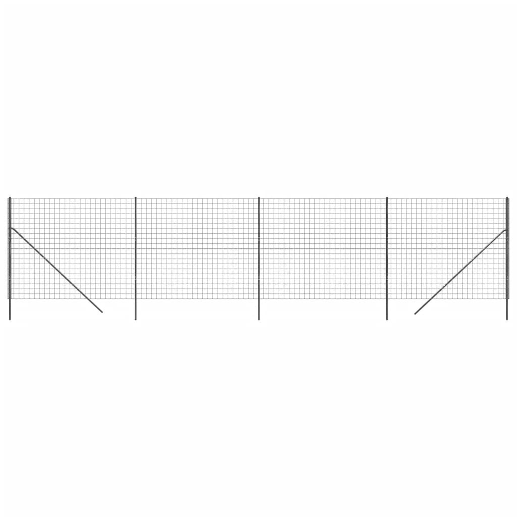 Verkkoaita antrasiitti 1,8x10 m galvanoitu teräs