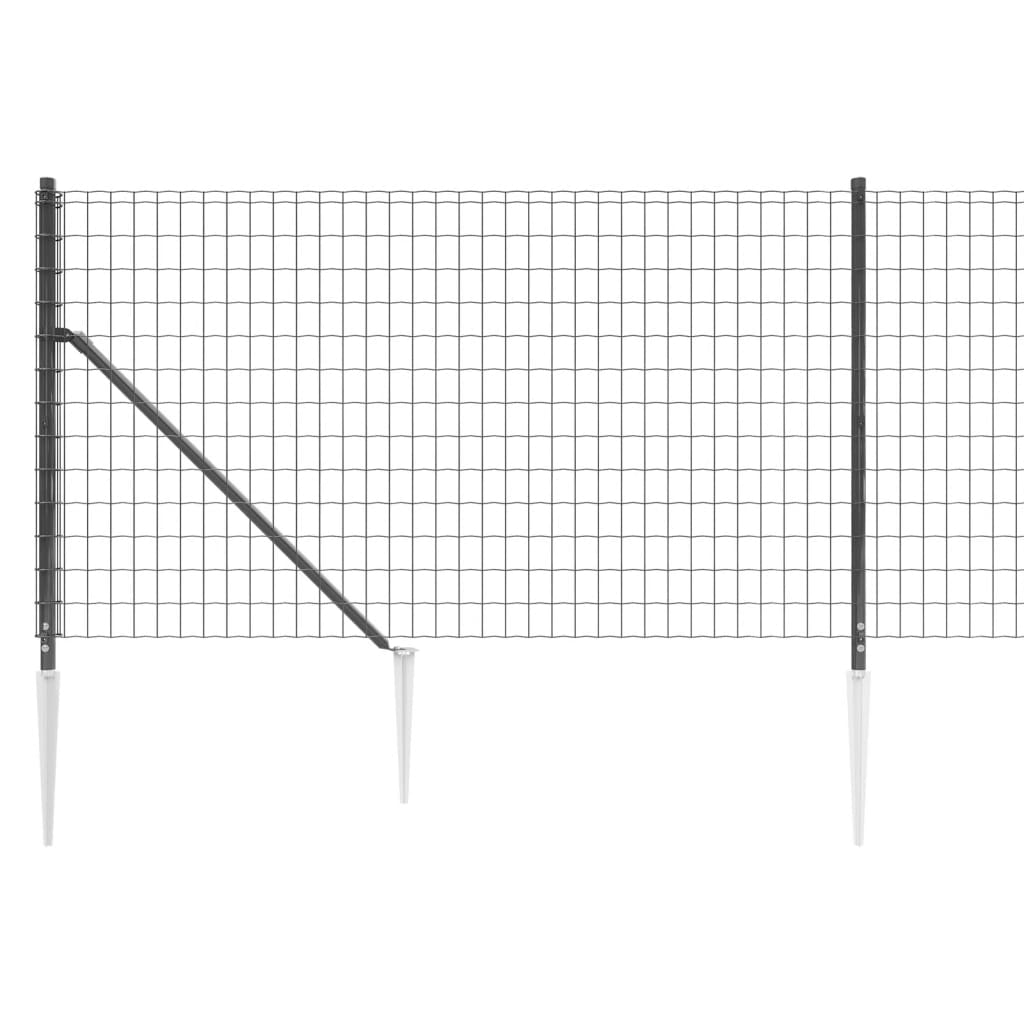 Verkkoaita maapiikeillä antrasiitti 0,8x25 m