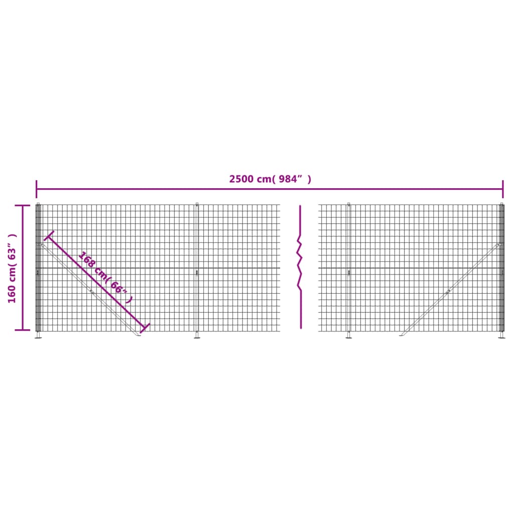 Verkkoaita laipalla antrasiitti 1,6x25 m