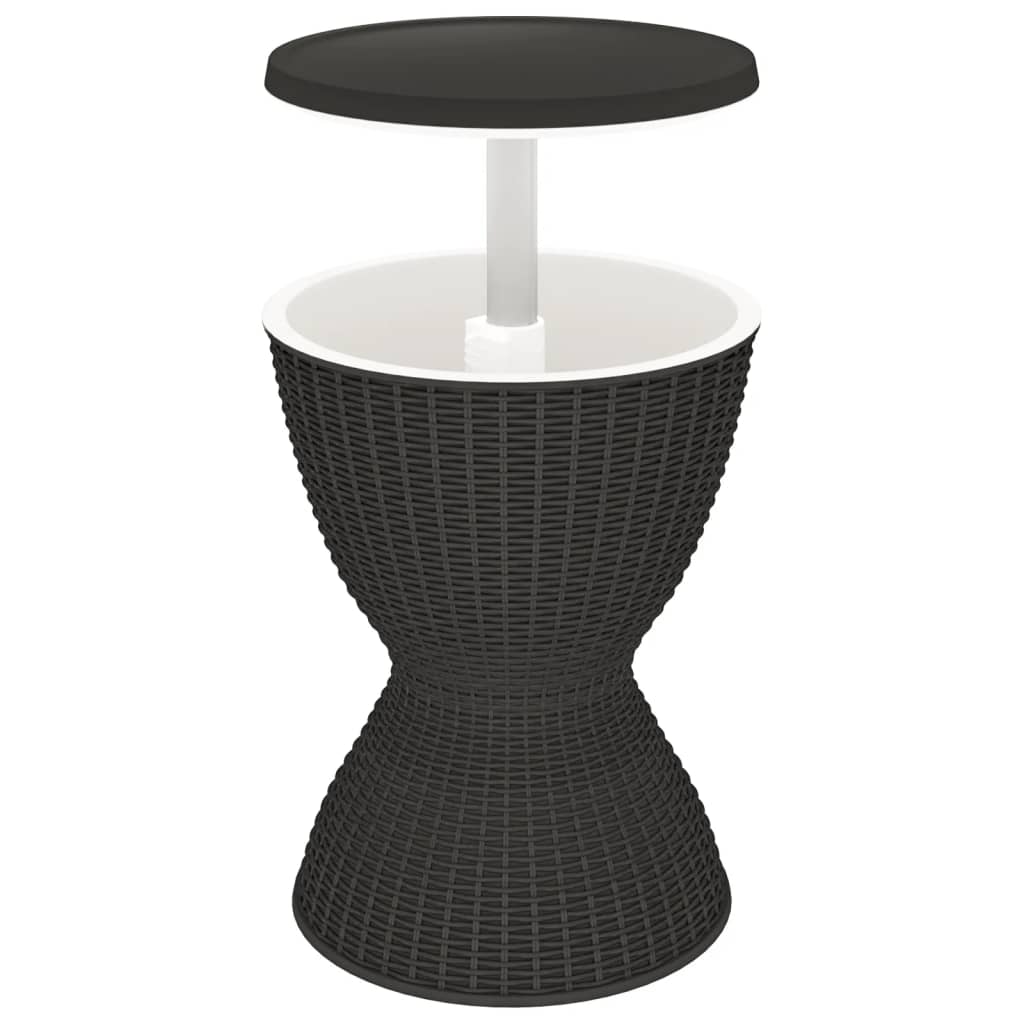 3-in-1 Cold Table Black Polypropylene