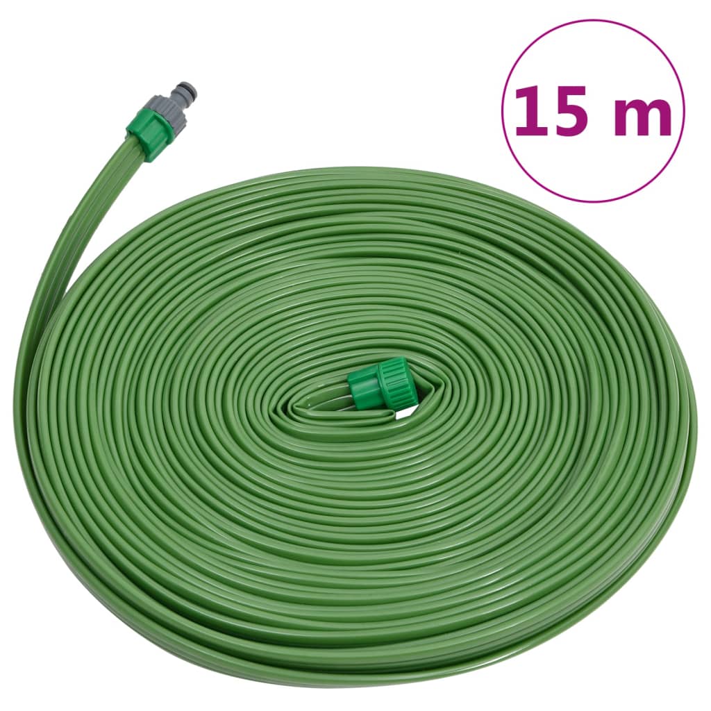 3-Putkinen sprinkleriletku vihreä 15 m PVC