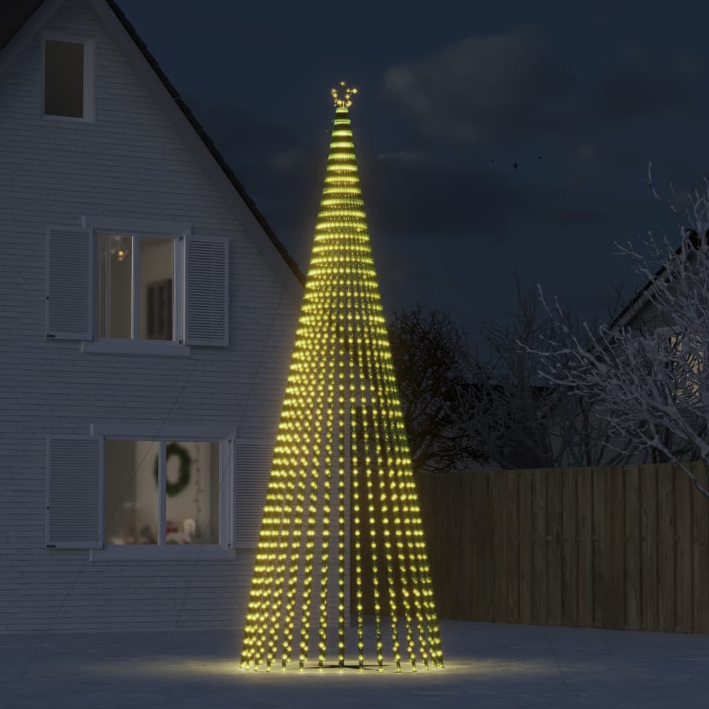 Joulukuusi kartio 1544 lämpimän valkoista LED-valoa 500 cm