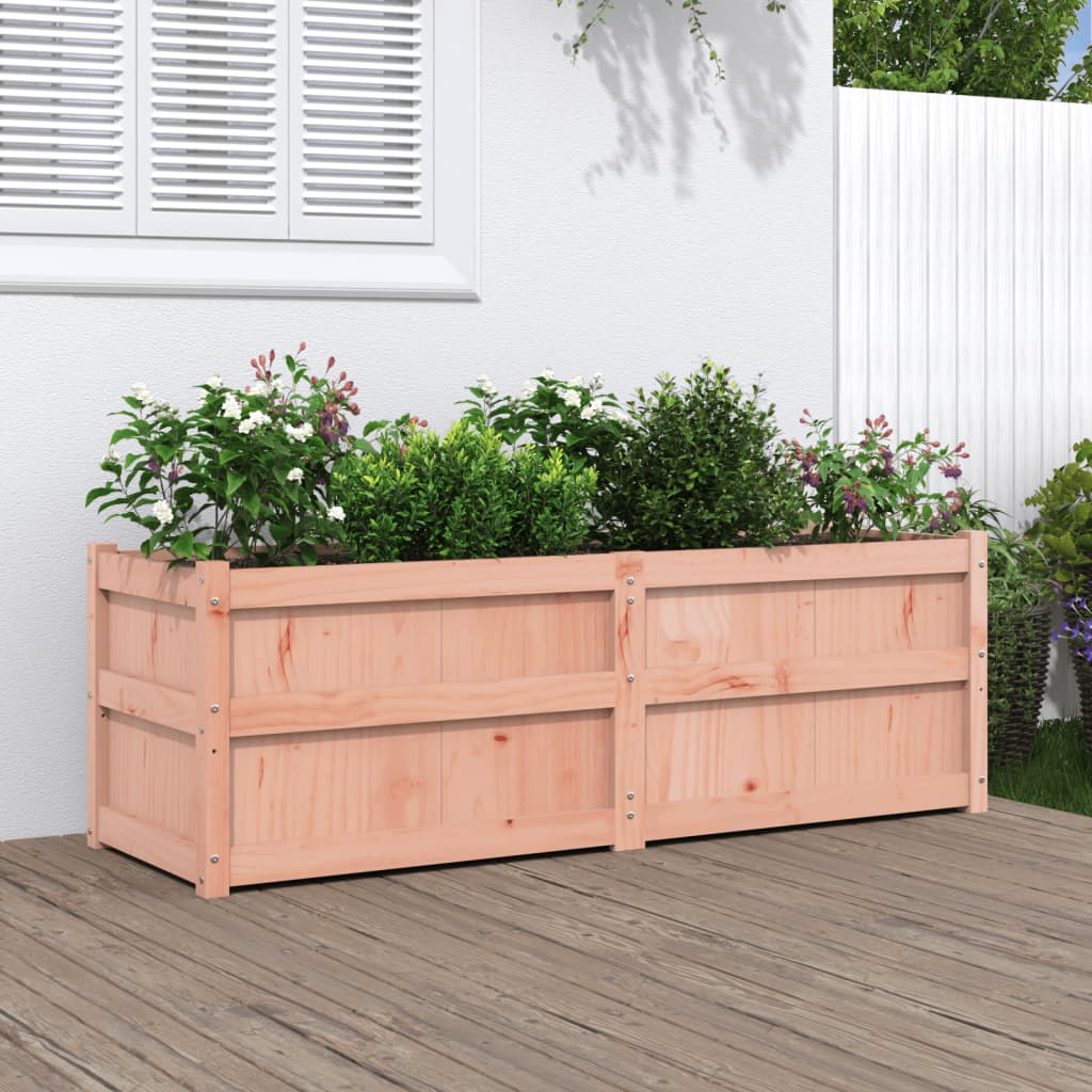 Outdoor flower box 150x50x50 cm solid Douglas fir