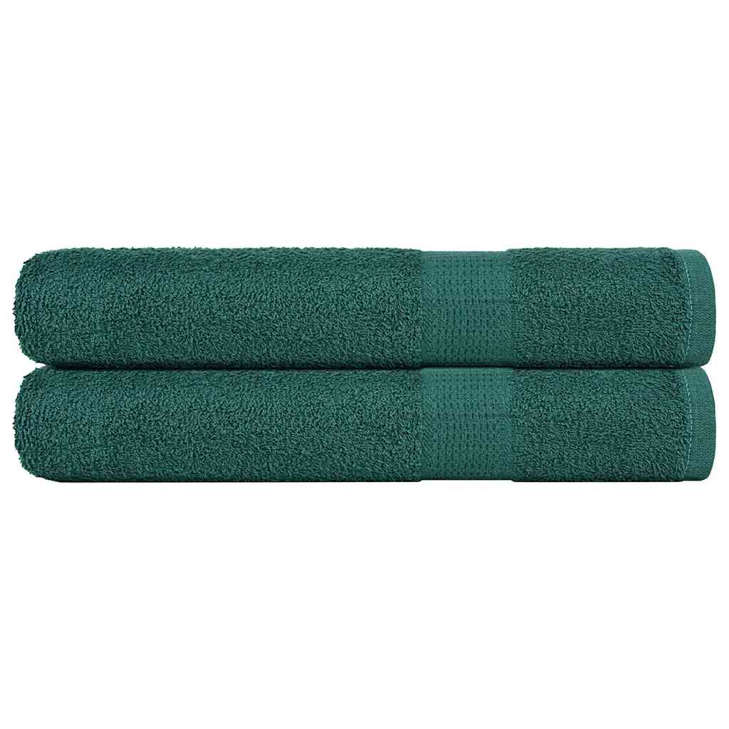 Sauna towels 2 pcs FROGN green 80x200 cm 100% cotton