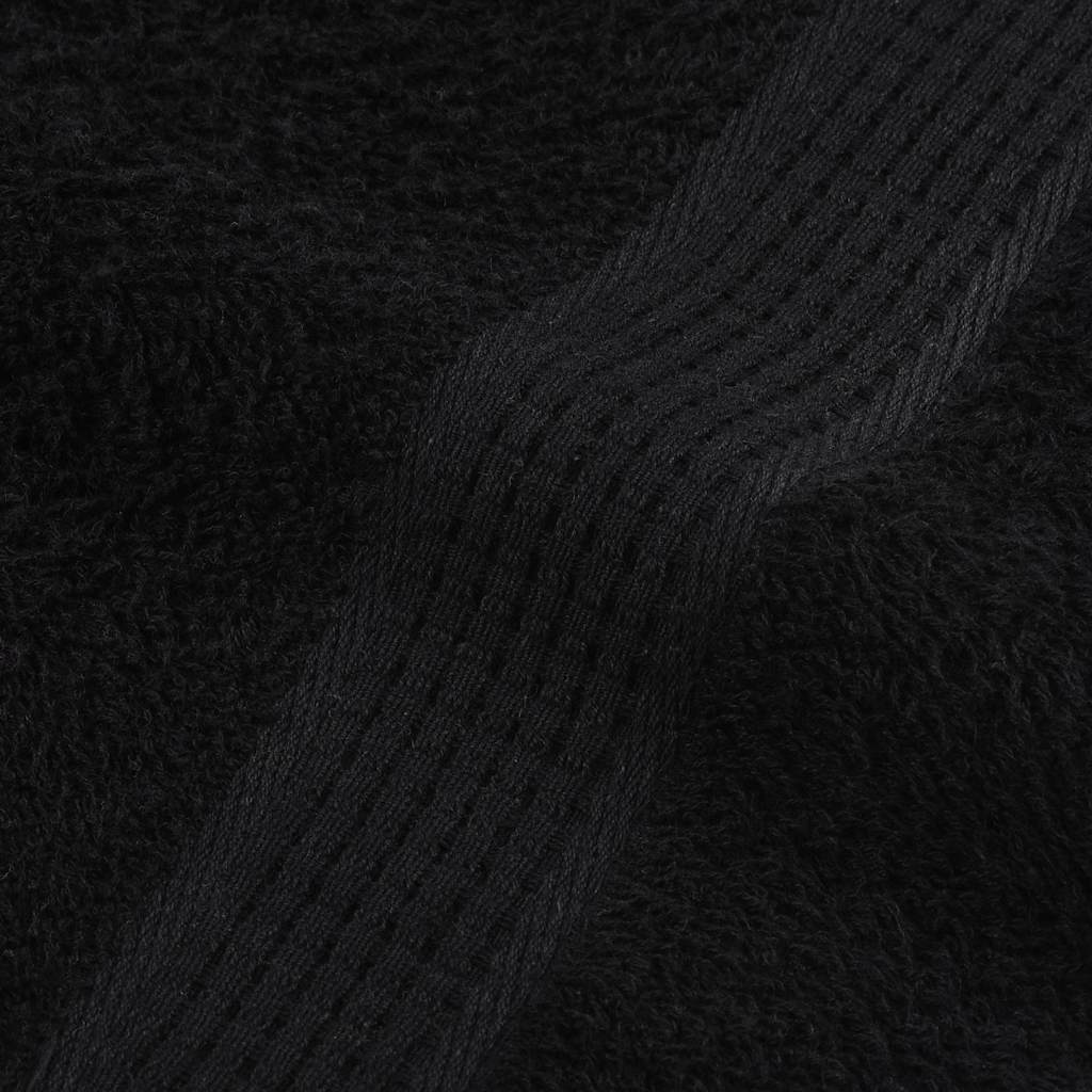 Sauna towels 10 pcs FROGN black 80x200 cm 100% cotton