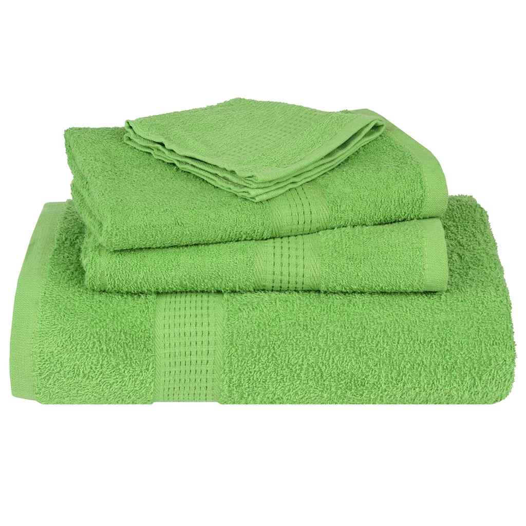 Sauna towels 10 pcs FROGN apple green 80x200 cm 100% cotton