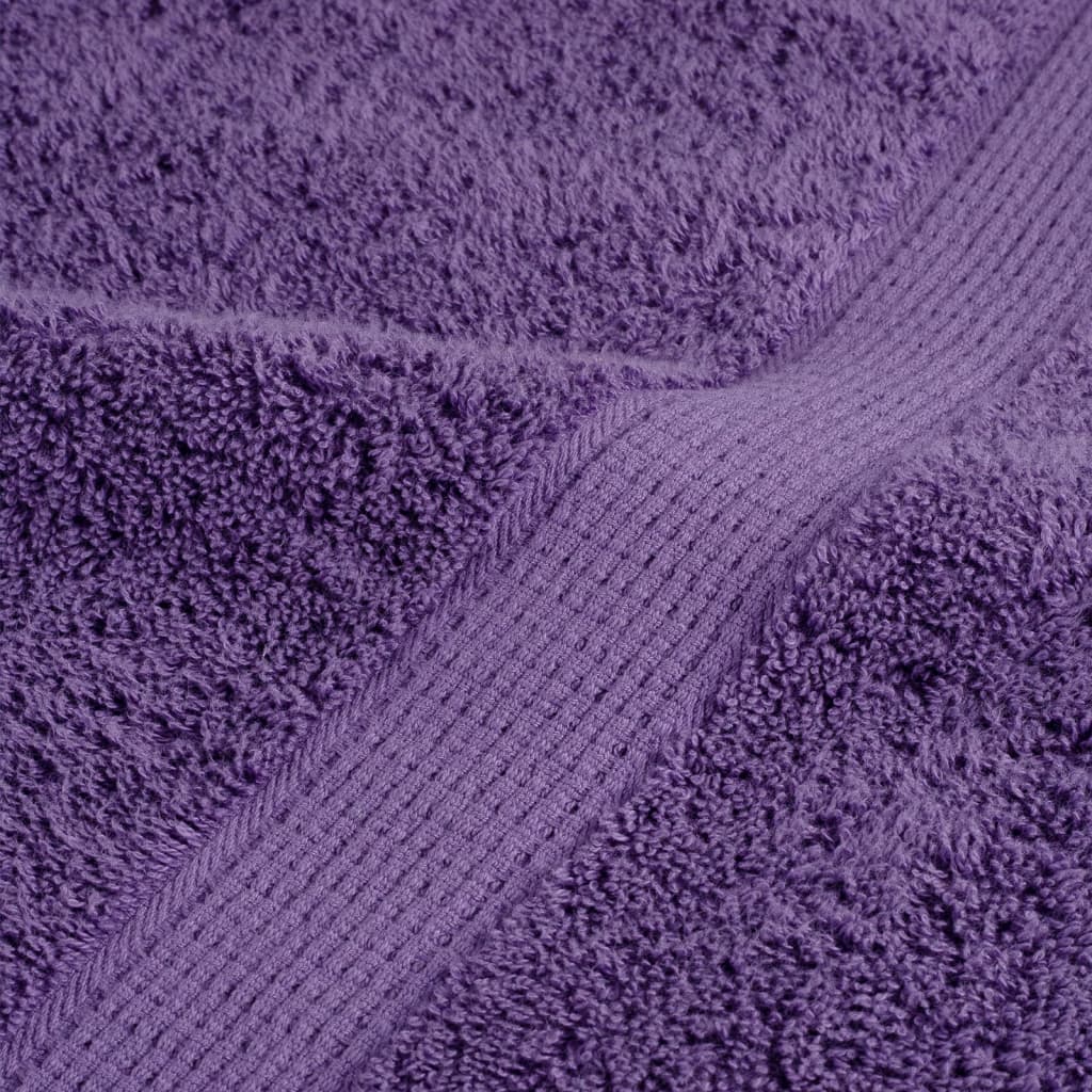 Premium Pyyhkeet SOLUND 4 kpl violetti 80x200 cm 600 gsm