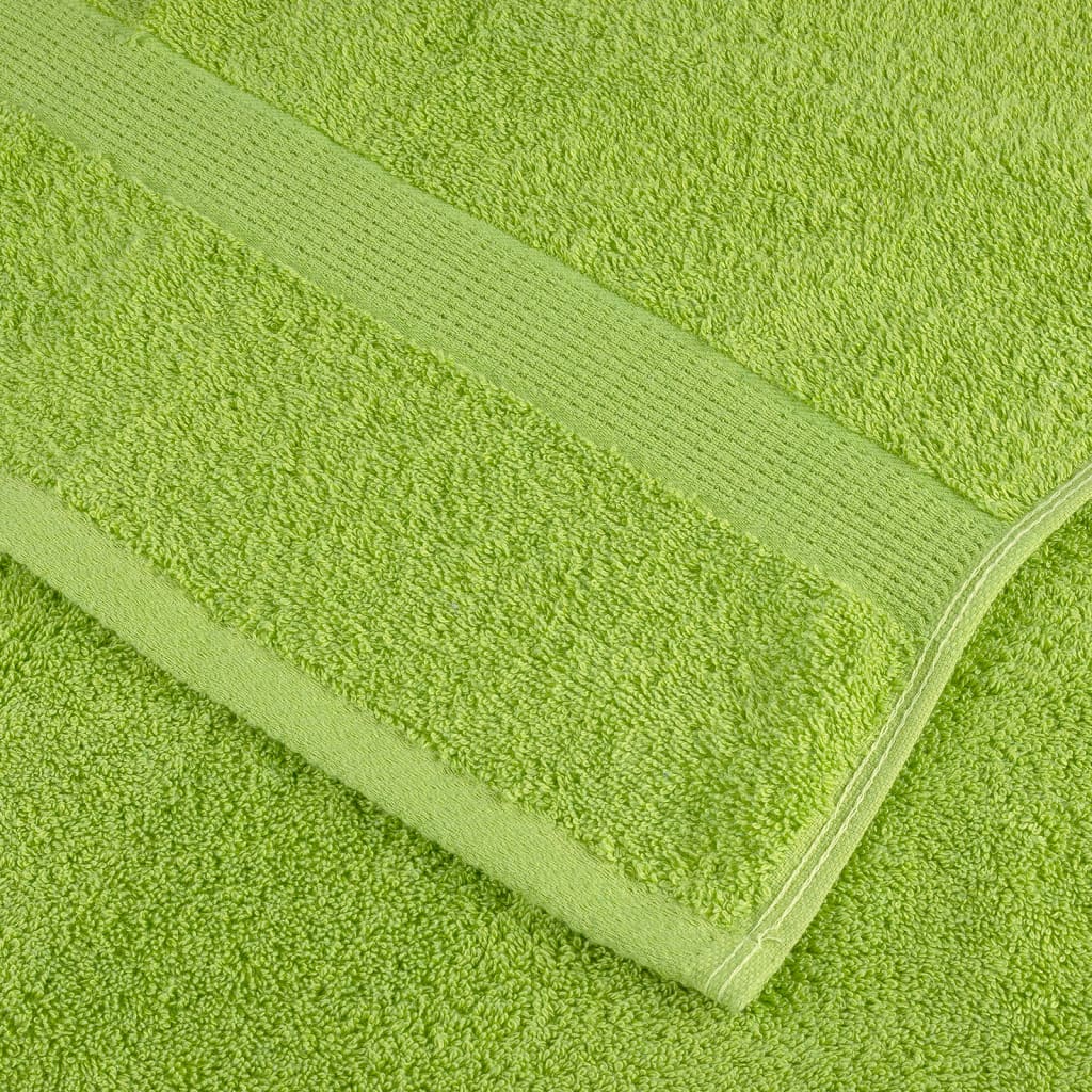 Premium Pyyhkeet SOLUND 4 kpl vihreä 80x200 cm 600 gsm