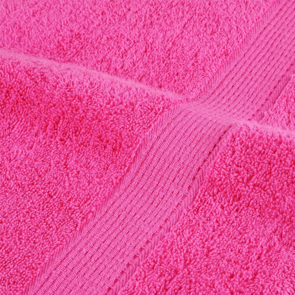 Premium Pyyhkeet SOLUND 10 kpl pinkki 50x100 cm 600 gsm