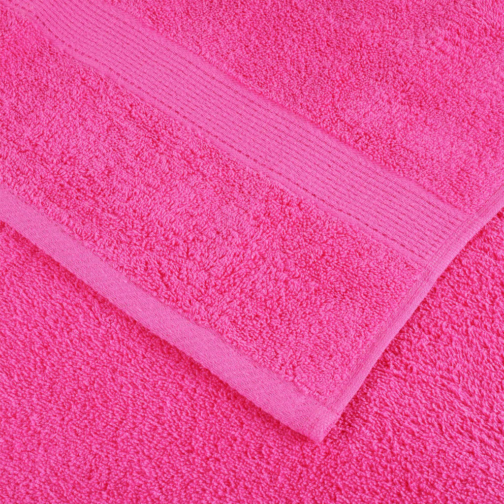 Premium Pyyhkeet SOLUND 10 kpl pinkki 70x140 cm 600 gsm