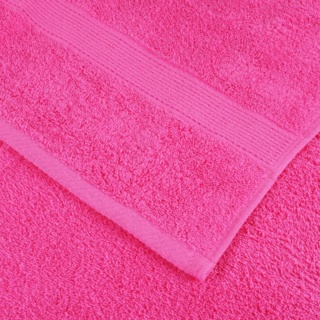 Premium Pyyhkeet SOLUND 10 kpl pinkki 80x200 cm 600 gsm