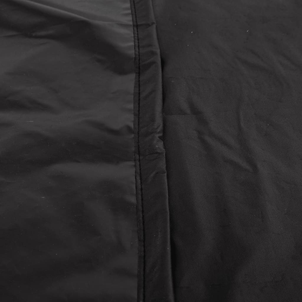 2-seater Bench cover black 134x70x65/94 cm 420D Oxford