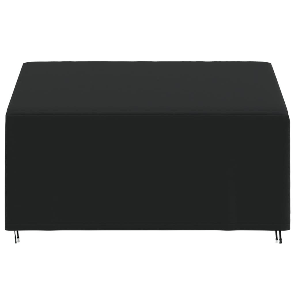 3-seater Bench cover black 165x70x65/94 cm 420D Oxford