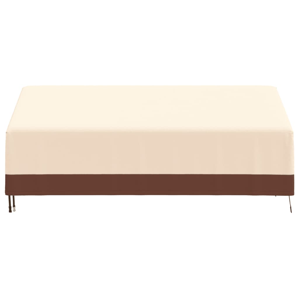 3-istuttava Penkinsuoja beige 204x86x48/73 cm 600D Oxford