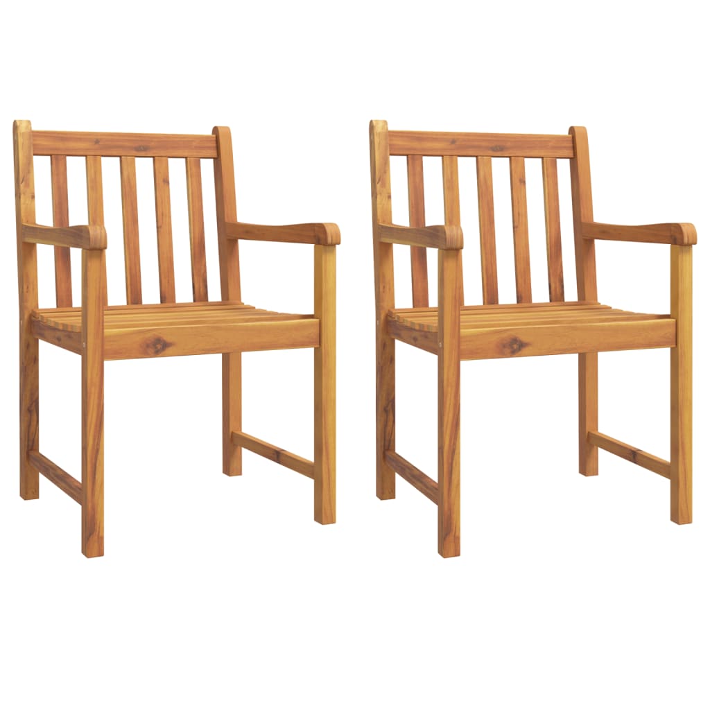 3-piece outdoor dining set solid acacia wood