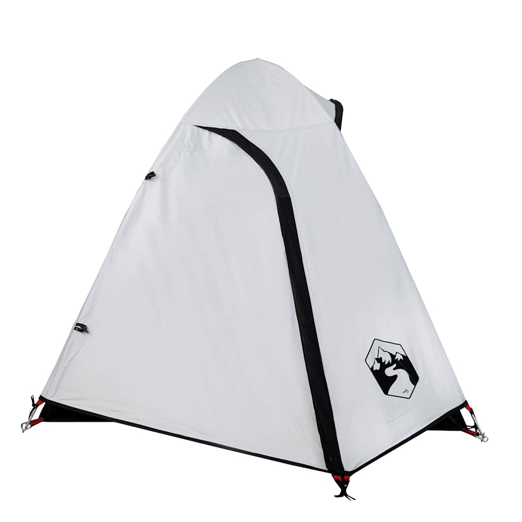 Dome tent for 2 people, white blackout fabric, waterproof