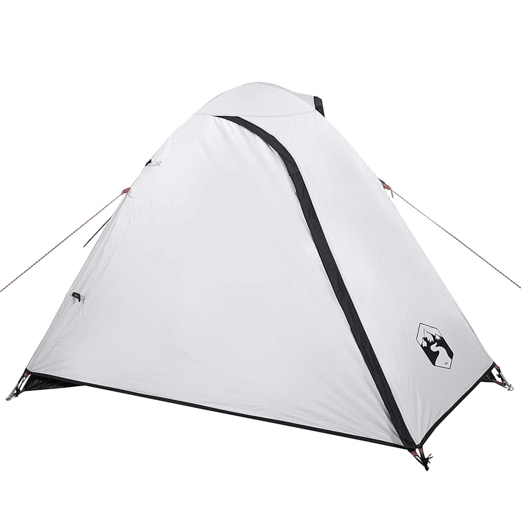 Dome tent for 2 people, white blackout fabric, waterproof