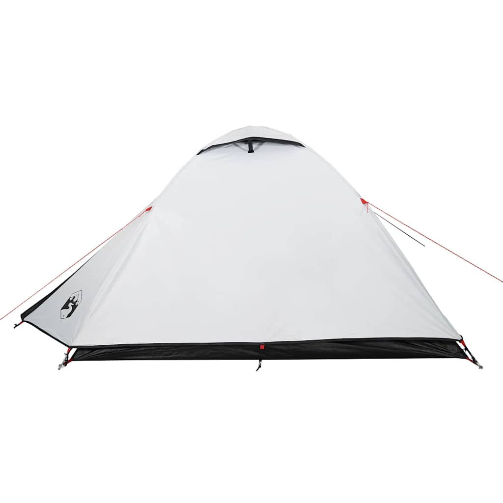 Dome tent for 2 people, white blackout fabric, waterproof