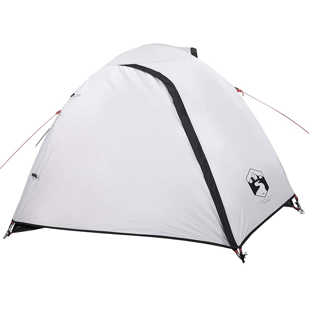 Dome tent for 4 people, white blackout fabric, waterproof