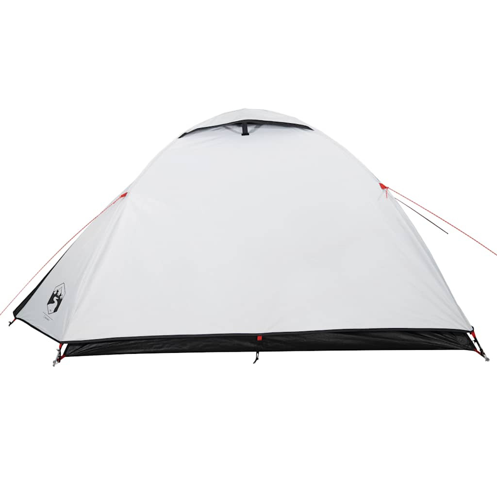 Dome tent for 4 people, white blackout fabric, waterproof