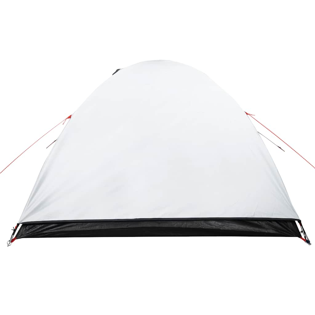 Dome tent for 4 people, white blackout fabric, waterproof