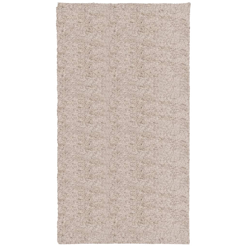 Pörrömatto PAMPLONA korkeanukka moderni beige 60x110 cm