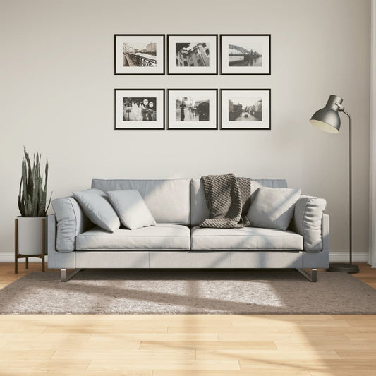 Pörrömatto PAMPLONA korkeanukka moderni beige 100x200 cm