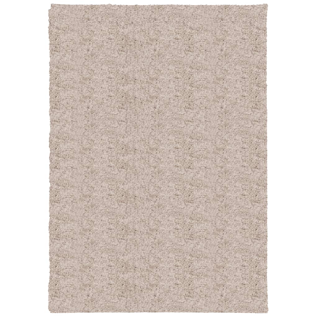 Pörrömatto PAMPLONA korkeanukka moderni beige 120x170 cm