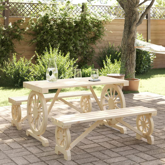 3-piece Outdoor dining set for six