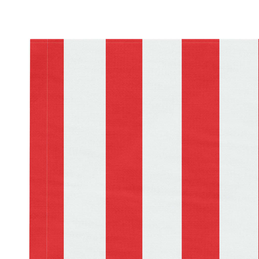 Replacement fabric for awning with red and white stripes 3.5x2.5 m