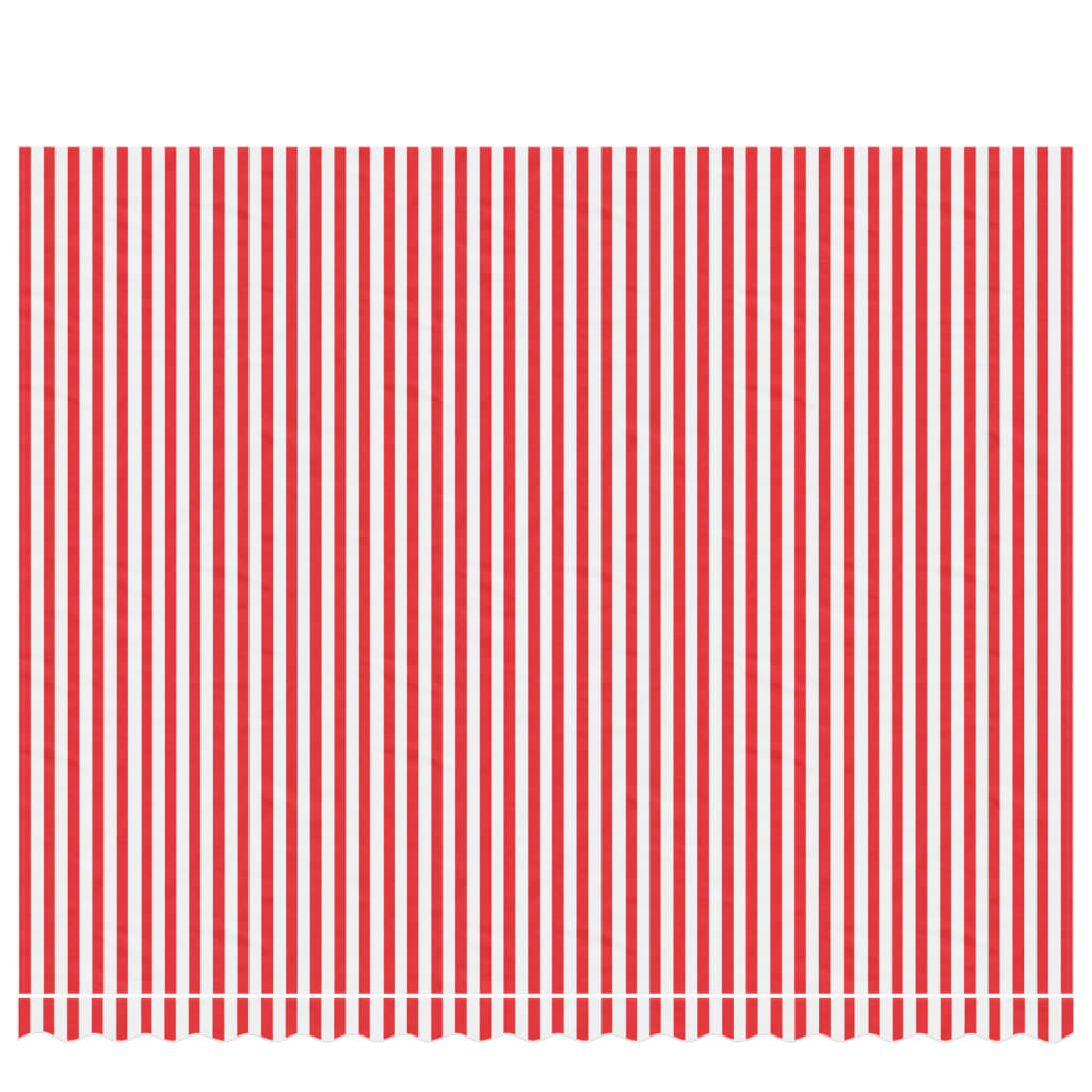 Vaihtokangas markiisiin punavalkoraidallinen 4,5x3,5 m