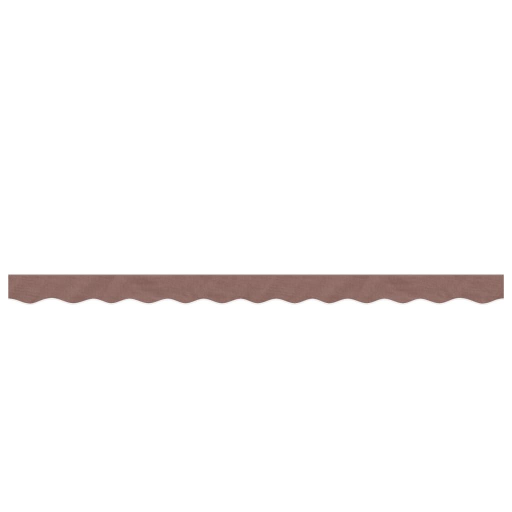 Replacement fabric for awning hem, brown striped, 3 m