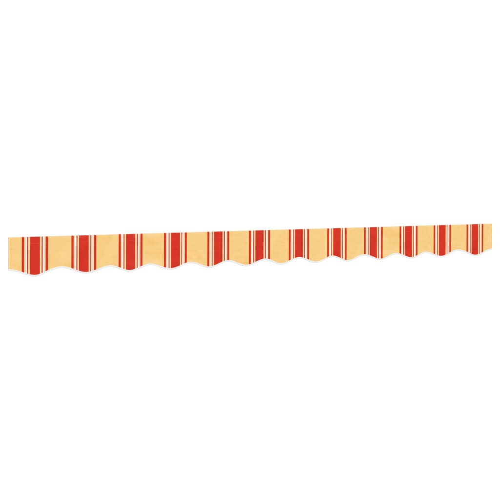 Replacement fabric for awning hem, yellow-orange striped, 3 m