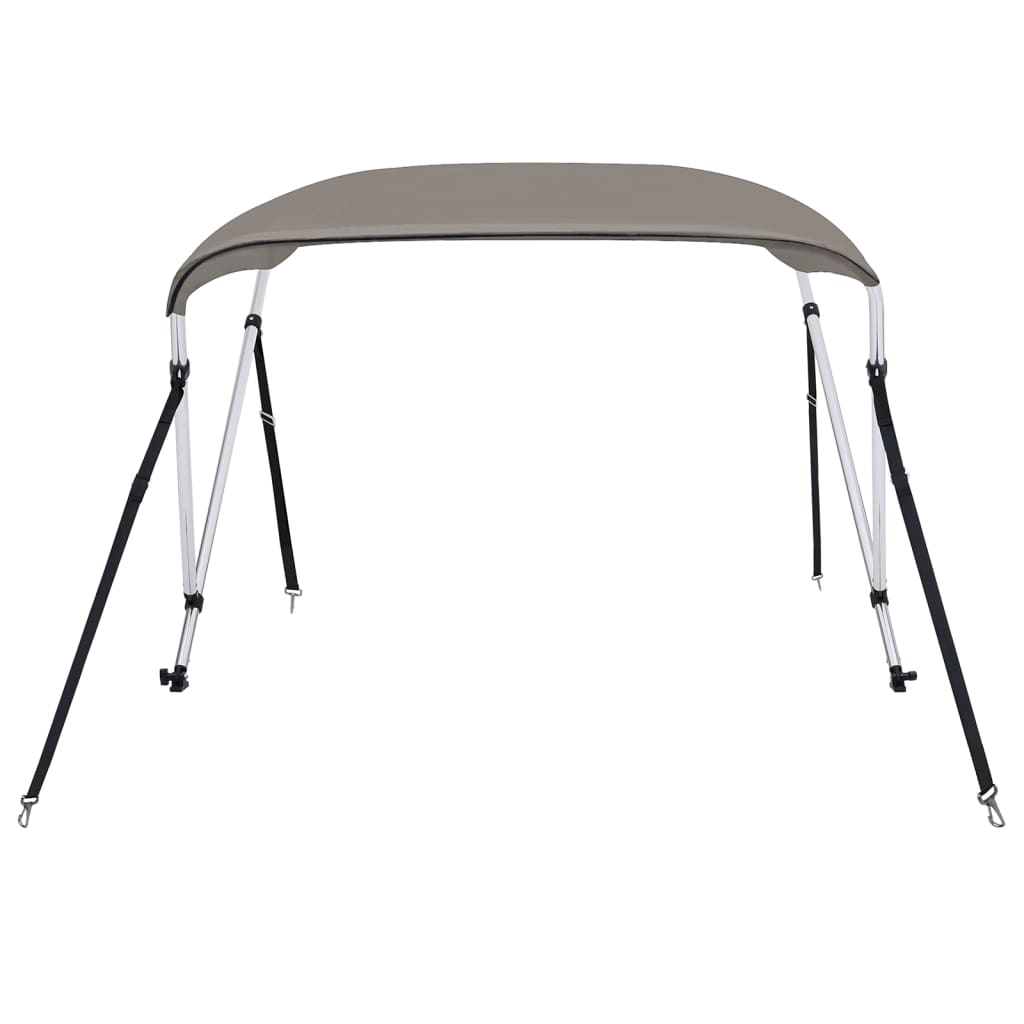 2-arch Bimini cover grey 150x120x110 cm