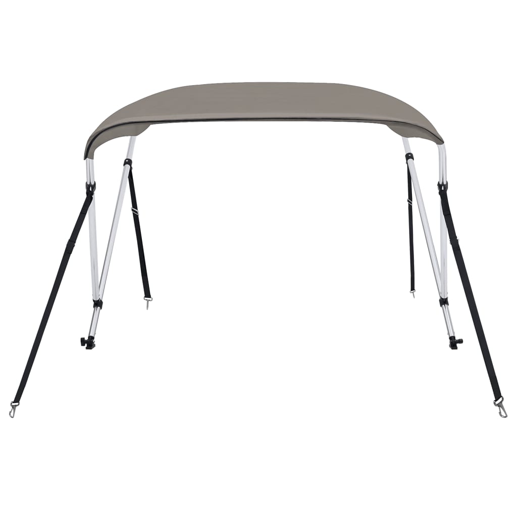 2-arch Bimini cover grey 180x130x110 cm