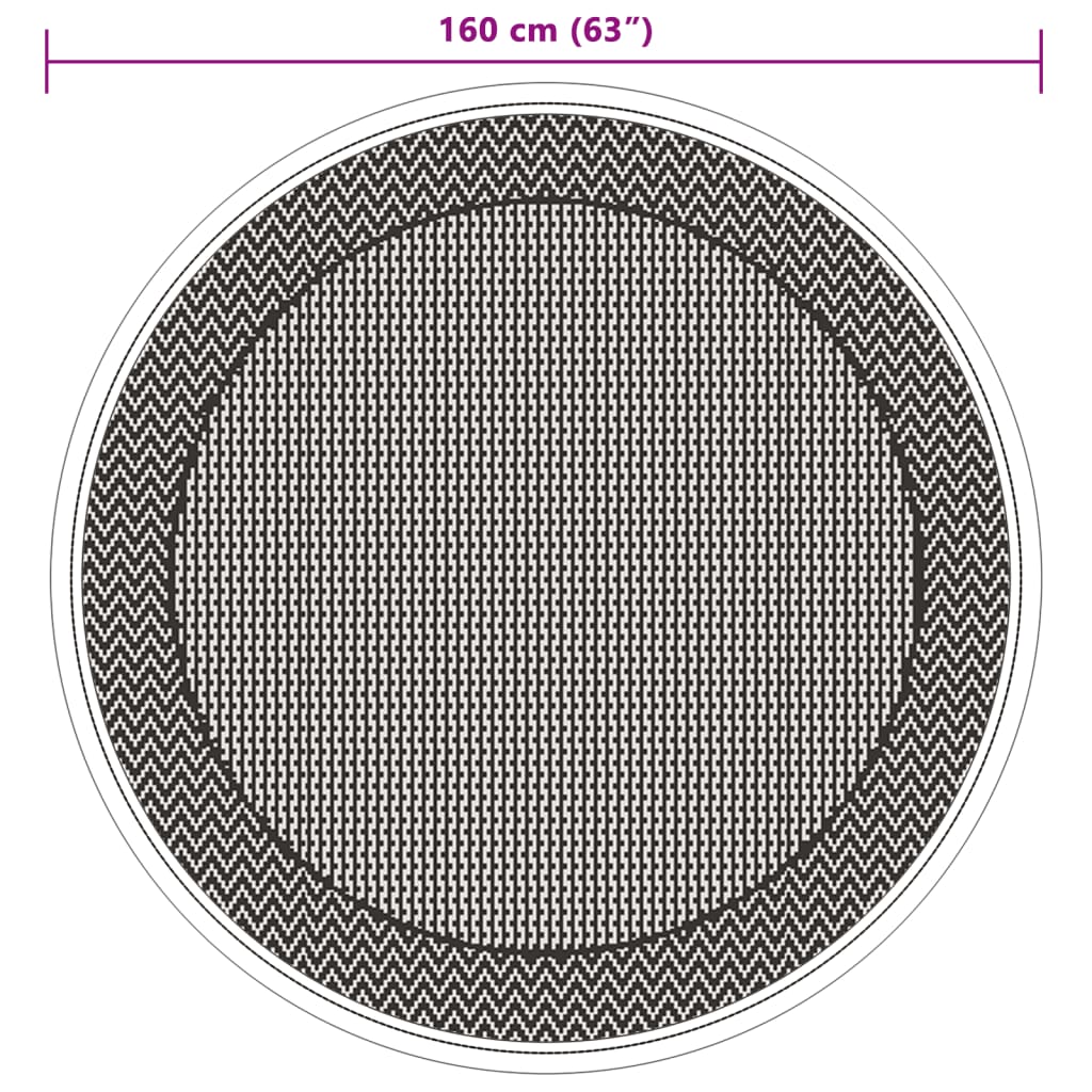 Ulkomatto vihreä Ø160 cm PP