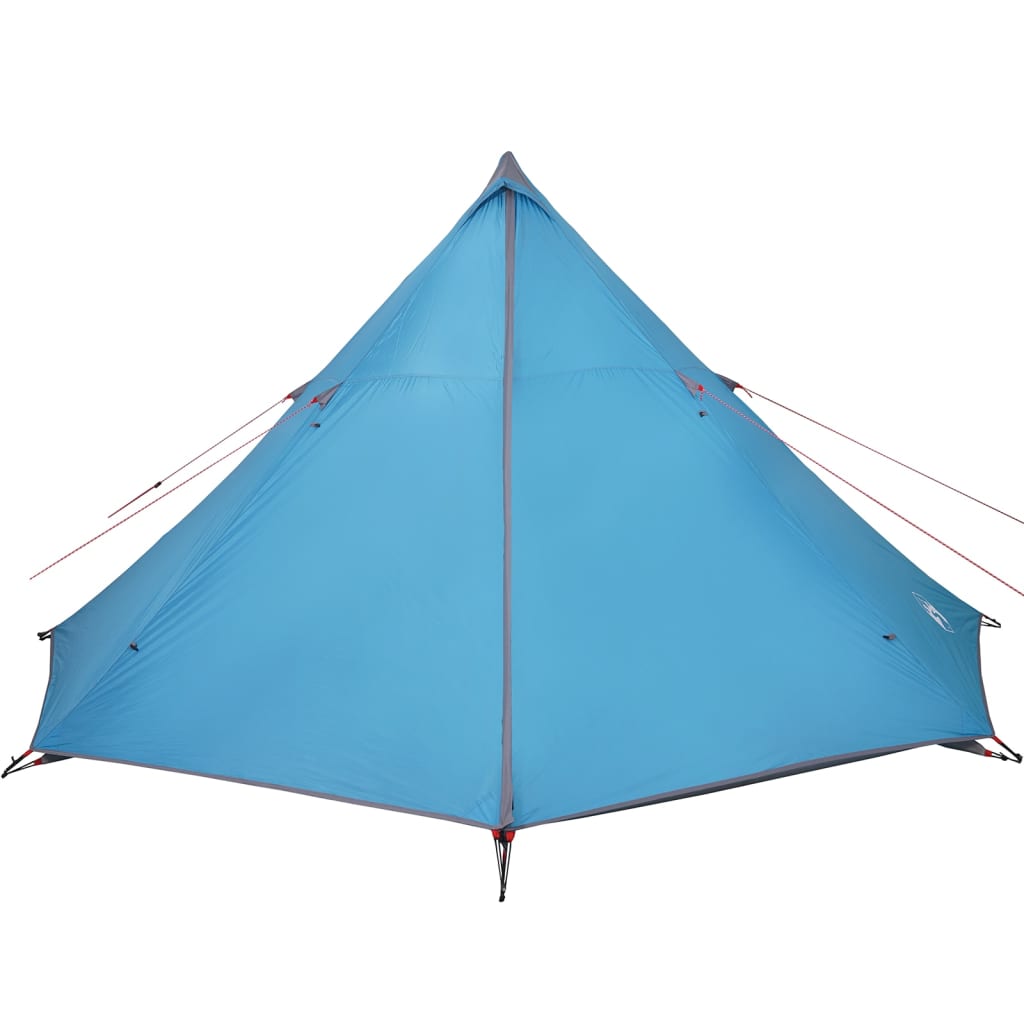 Family tent teepee for 8 people blue waterproof