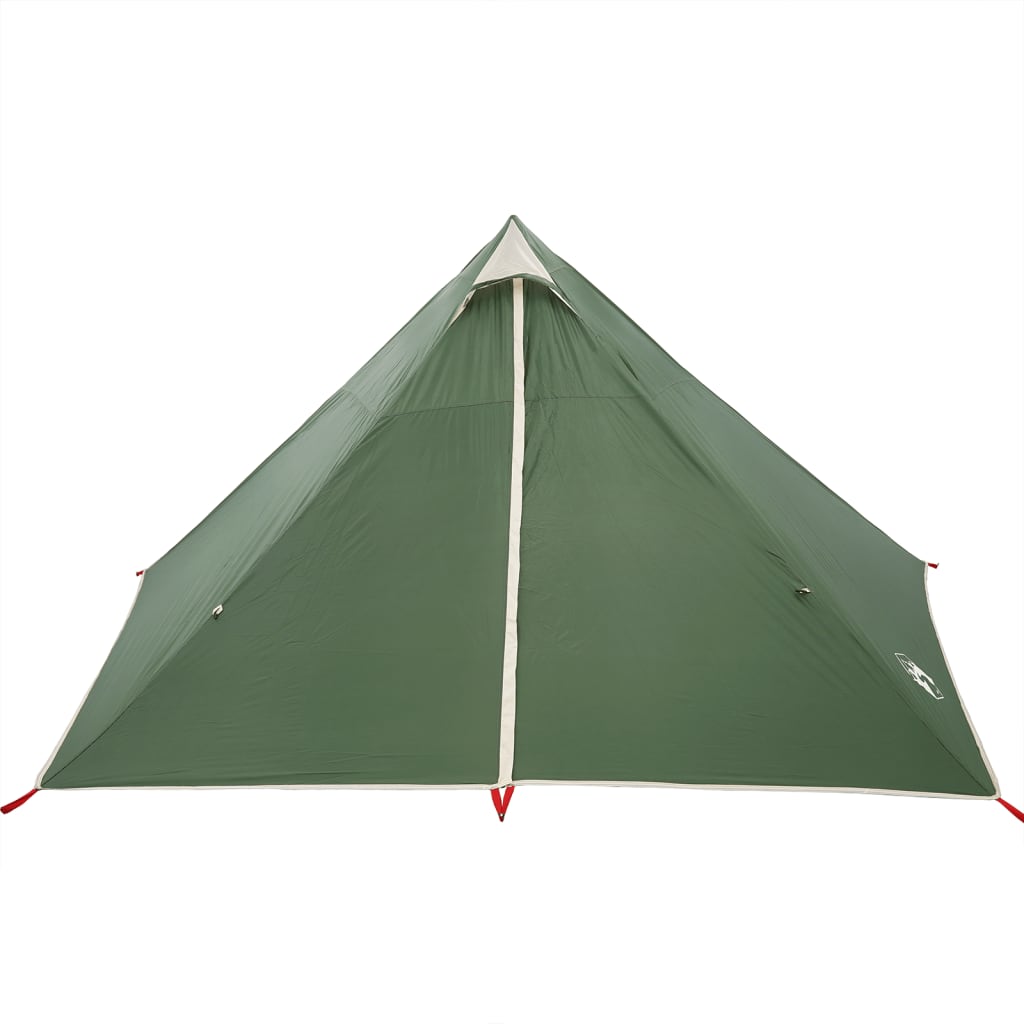 Family tent teepee for 7 people green waterproof