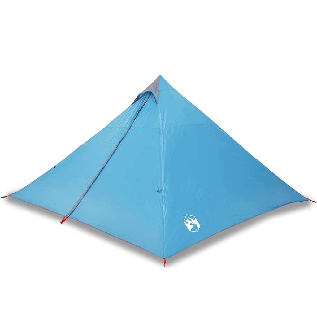 Family tent teepee for 7 people blue waterproof