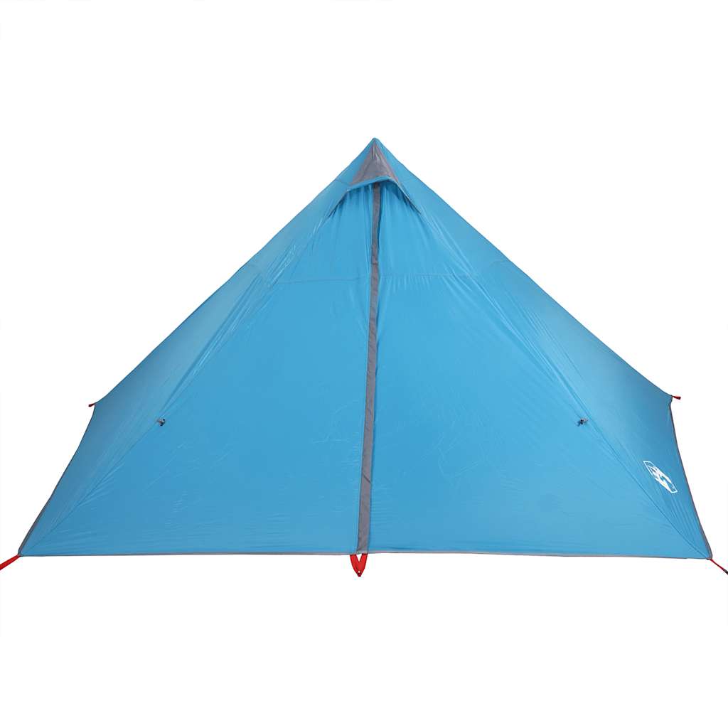 Family tent teepee for 7 people blue waterproof