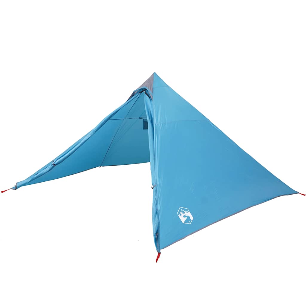 Family tent teepee for 7 people blue waterproof