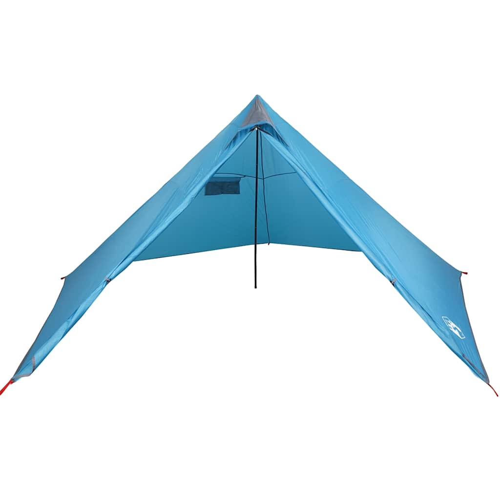 Family tent teepee for 7 people blue waterproof