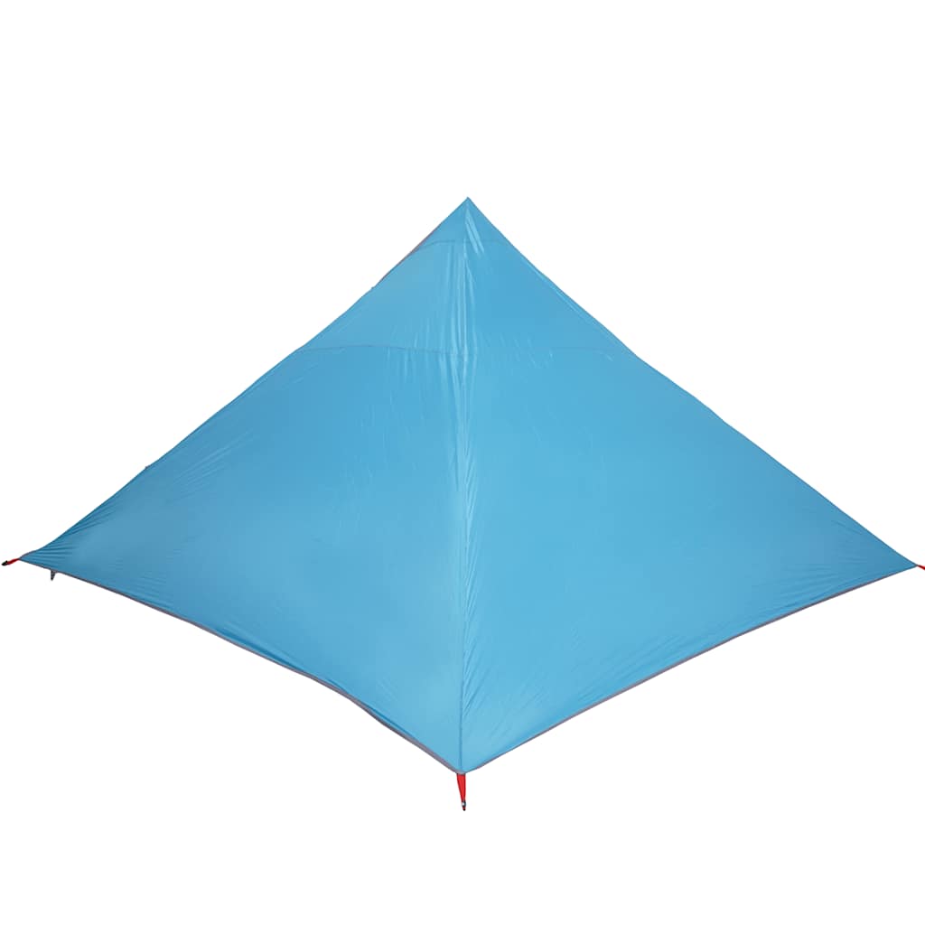 Family tent teepee for 7 people blue waterproof