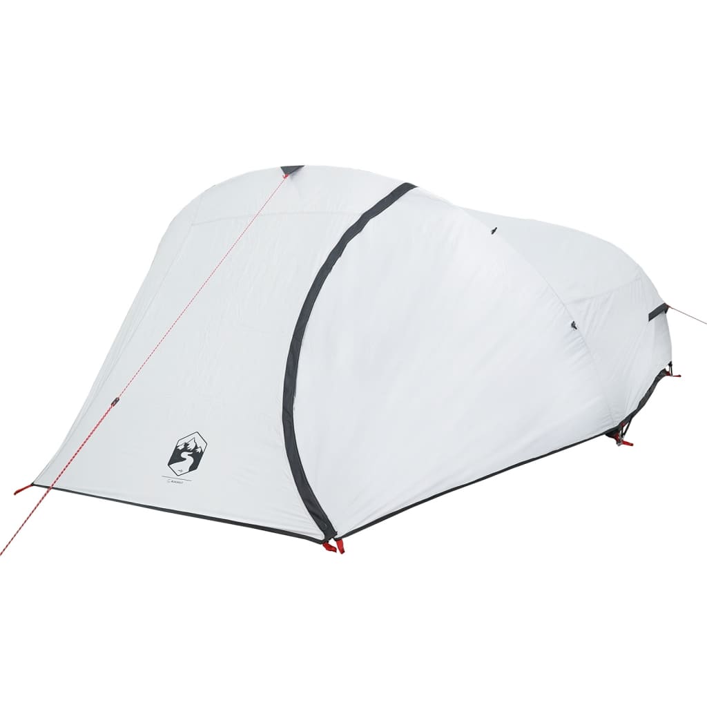 Dome tent for 4 people, white blackout fabric, waterproof