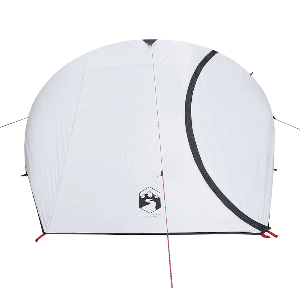 Dome tent for 4 people, white blackout fabric, waterproof