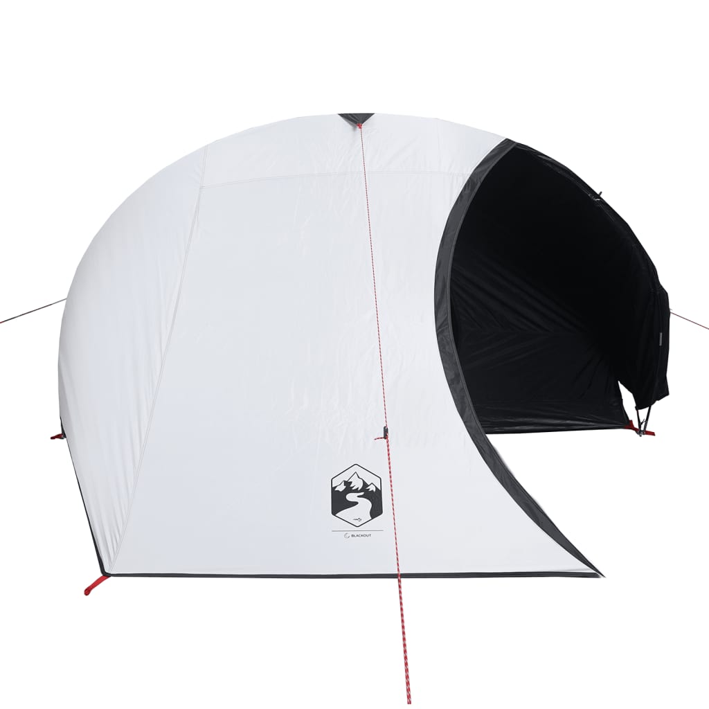 Dome tent for 4 people, white blackout fabric, waterproof