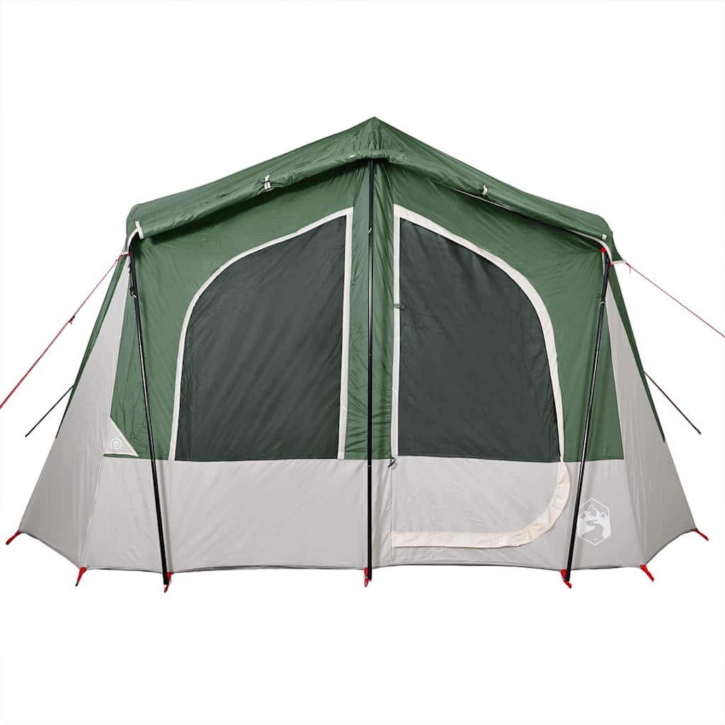 Family tent cabin for 5 people green waterproof