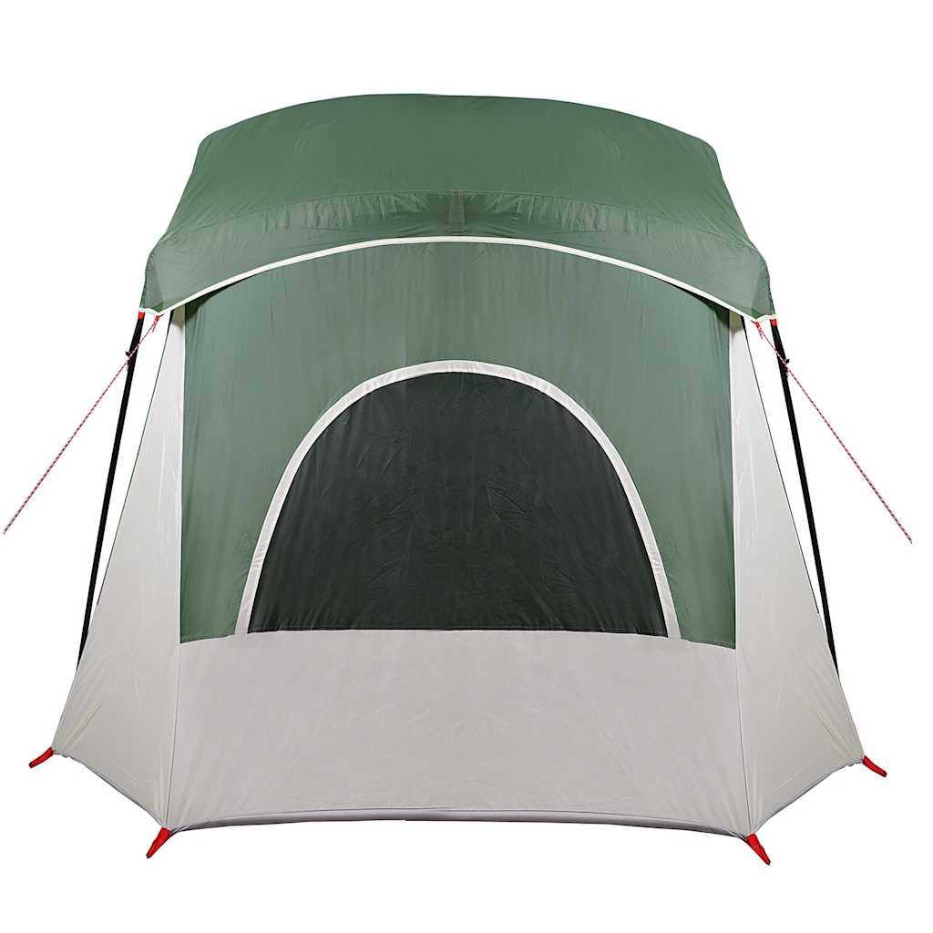 Family tent cabin for 5 people green waterproof