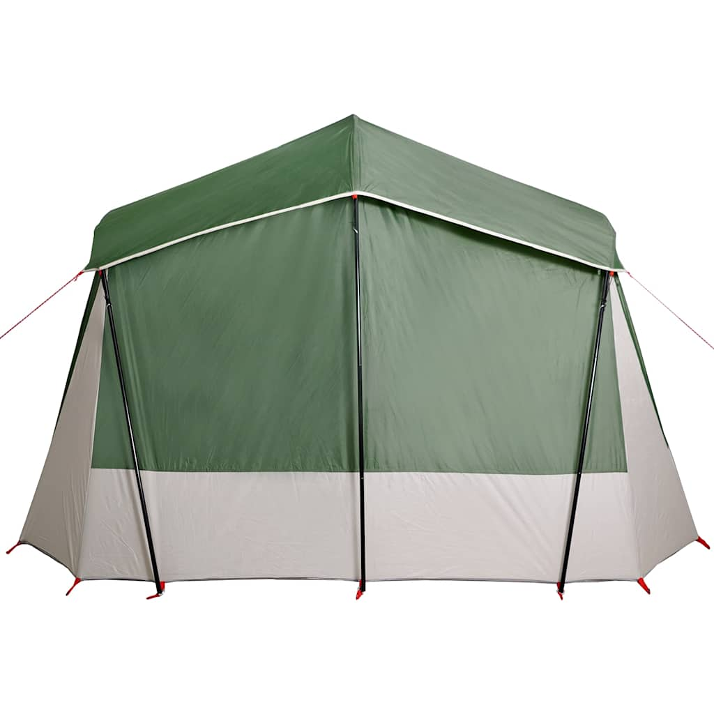 Family tent cabin for 5 people green waterproof